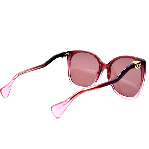 NEW GUCCI GG1010S 004 BURGUNDY RED AUTHENTIC SUNGLASSES 60-18 - Picture 8 of 13
